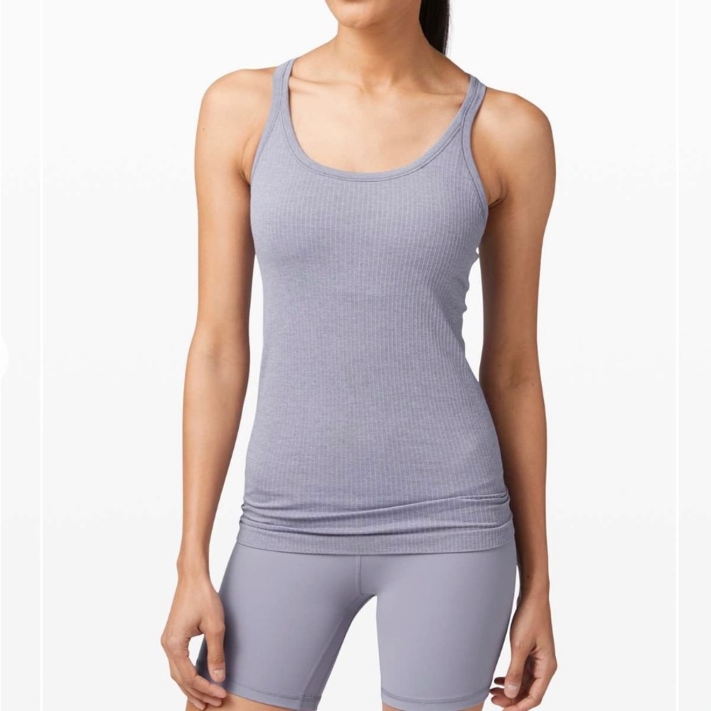 Lululemon ebb to street tank top size 4 EUC